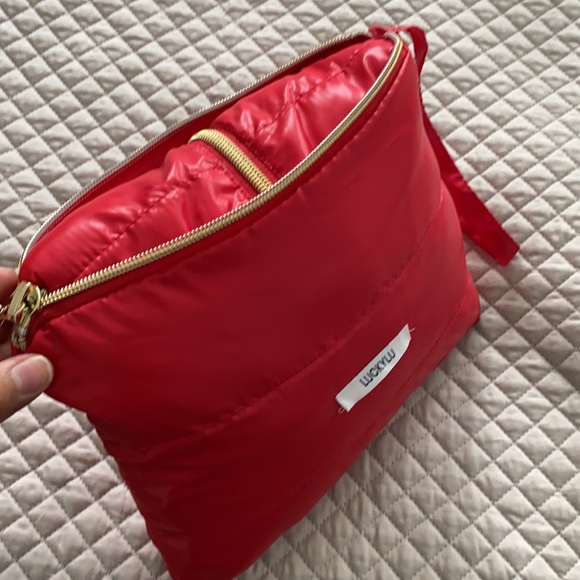 Luckylu Milano Pocketable Red Puffer Light Down Short Jacket - Picture 11 of 12